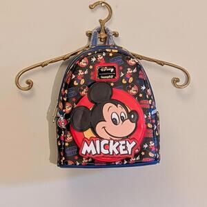 Disney Loungefly Mickey Mouse Classic Mini Backpack – Retro Print